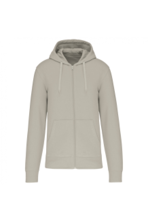 Eco-friendly zip-through hoodie K4030
