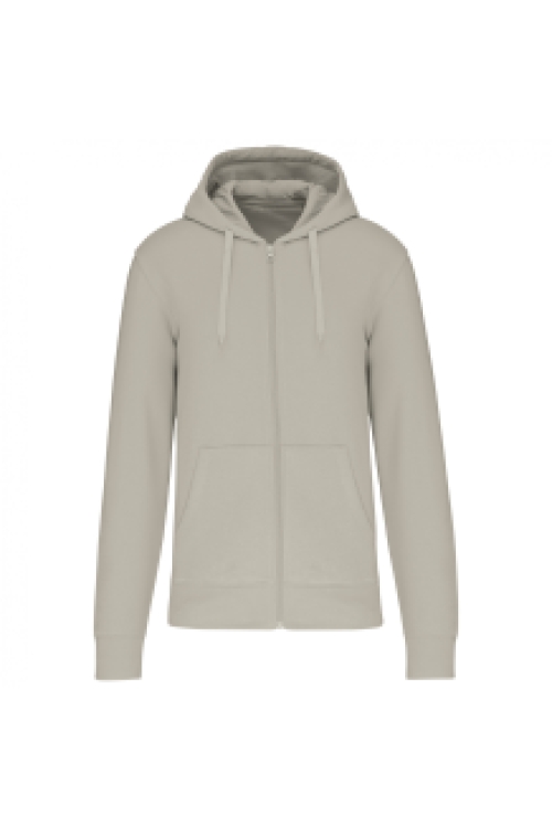 Eco-friendly zip-through hoodie K4030