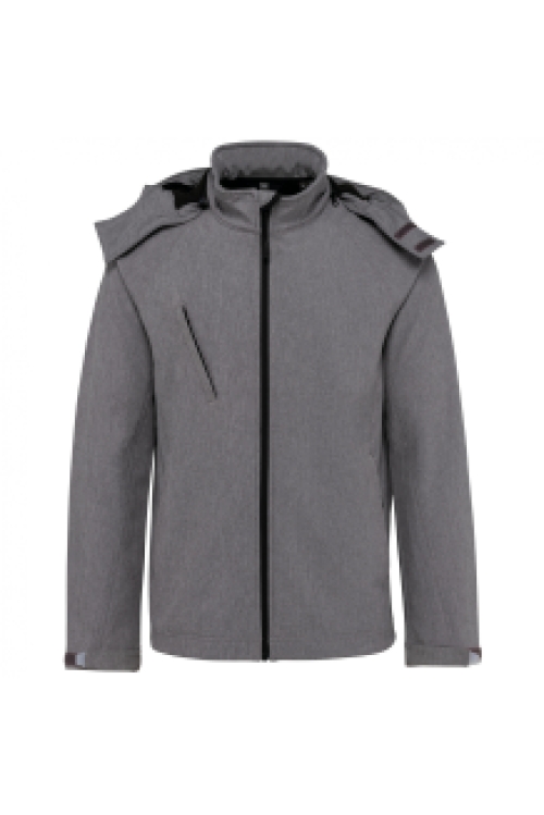 softshell jacket afneembare kap K413