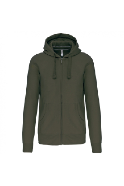 Full zip hooded sweatshirt K454 300 gr