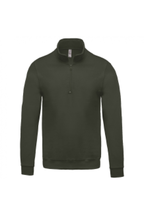 Zip neck sweatshirt K478
