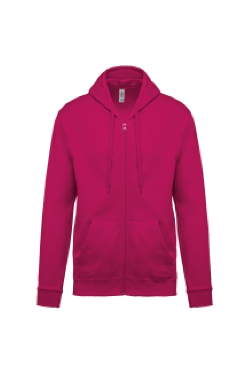 Full zip hooded sweatshirt K479 280 gr