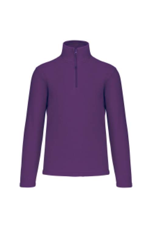 Enzo > Zip neck fleece trui K912