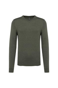 PULLOVER KARIBAN K965 GEBREID V-HALS
