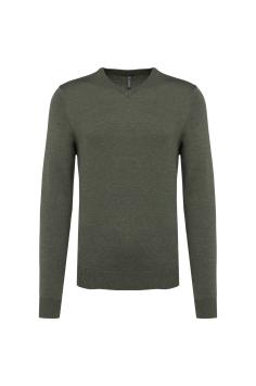 PULLOVER KARIBAN K965 GEBREID V-HALS