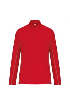 Herenrunningsweater Met Halsrits PA335