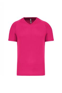 Heren-sport-t-shirt V-hals PA476