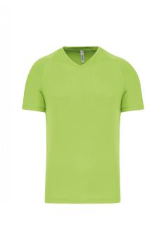 Heren-sport-t-shirt V-hals PA476