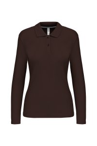 Long-sleeved polo shirt K244