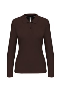 Long-sleeved polo shirt K244