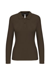 Long-sleeved polo shirt K244