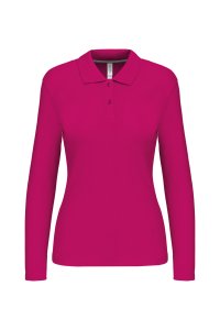 Long-sleeved polo shirt K244