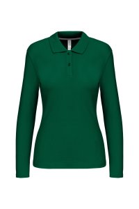 Long-sleeved polo shirt K244