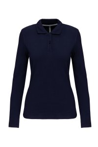 Long-sleeved polo shirt K244