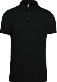 Short sleeved jersey polo shirt K262