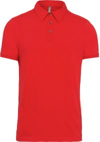 Short sleeved jersey polo shirt K262