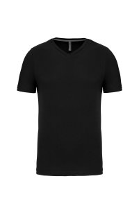 Short-sleeved V-neck T-shirt