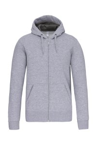 Full zip hooded sweatshirt K444 360 gr