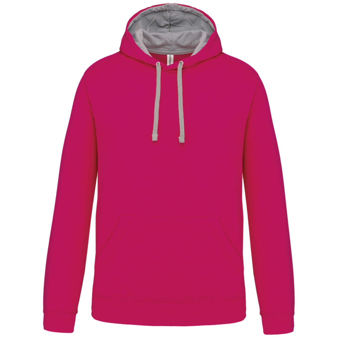 Hooded sweater met gecontrasteerde capuchon