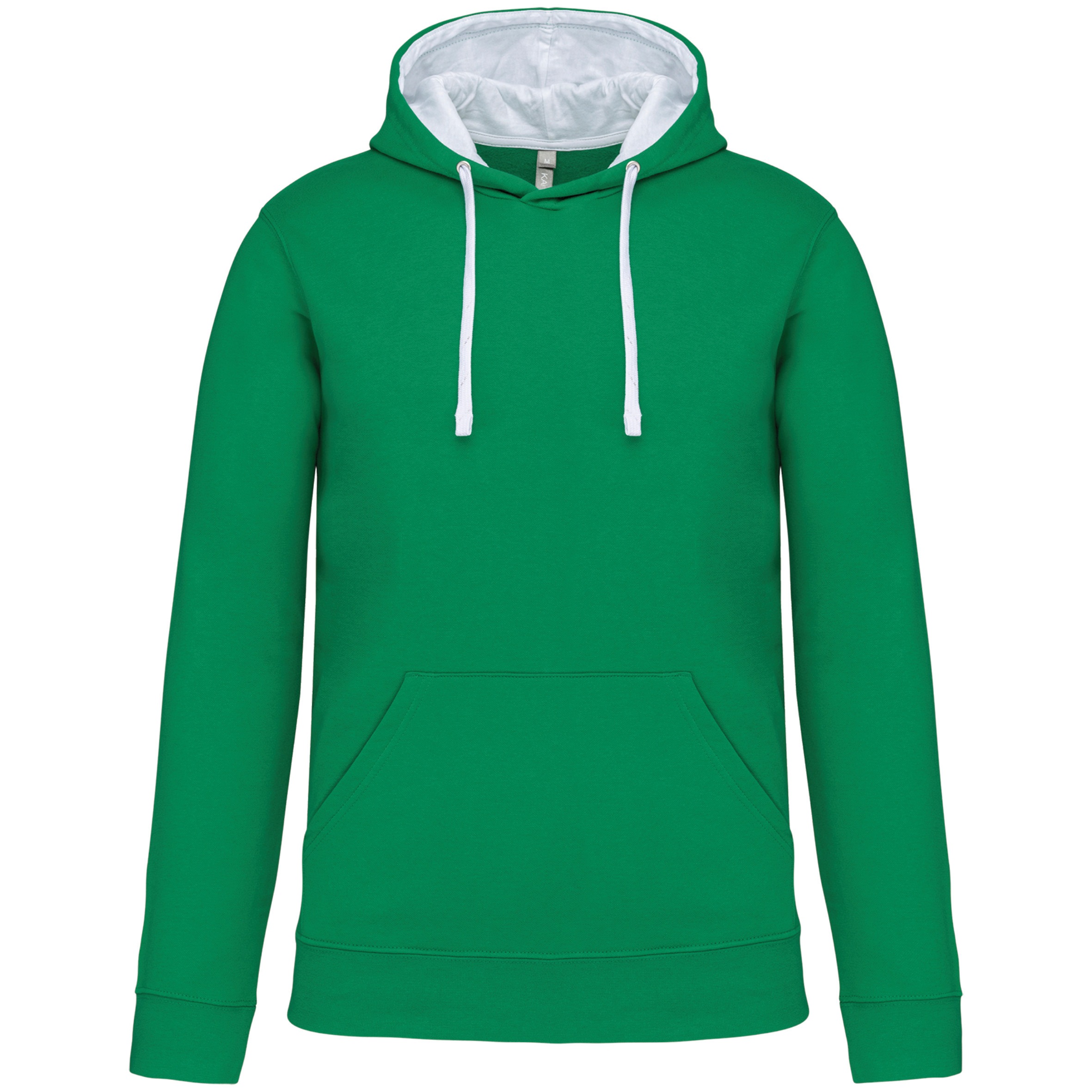 Hooded sweater met gecontrasteerde capuchon