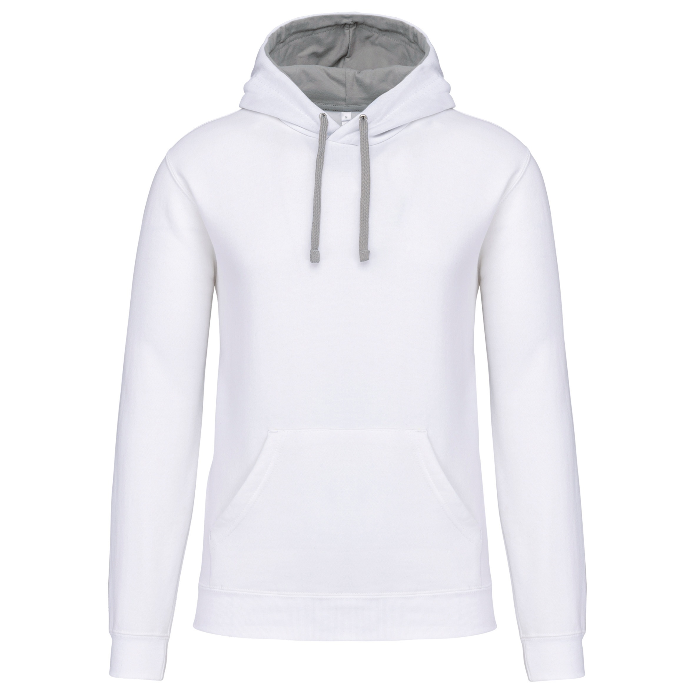 Hooded sweater met gecontrasteerde capuchon