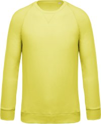 Organic cotton crew neck raglan sleeve sweatshirt K480
