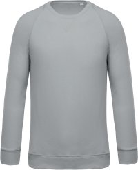 Organic cotton crew neck raglan sleeve sweatshirt K480