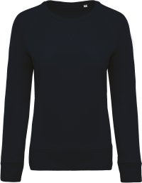 Organic cotton crew neck raglan sleeve sweatshirt K481