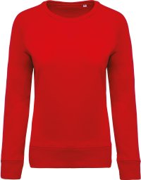 Organic cotton crew neck raglan sleeve sweatshirt K481