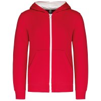 Kids’ full zip hooded sweatshirt K486
