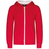 Kids’ full zip hooded sweatshirt K486