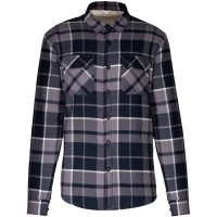 Sherpa-lined checked SHIRT JACKET K579