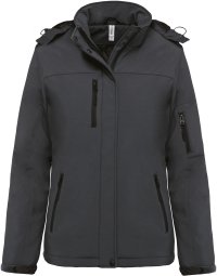 Gewatteerde Hooded softshell parka K651