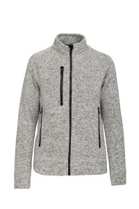 Damesjase Full zip heather K9107