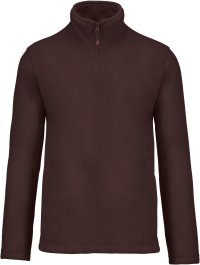 Enzo > Zip neck fleece trui K912