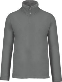 Enzo > Zip neck fleece trui K912