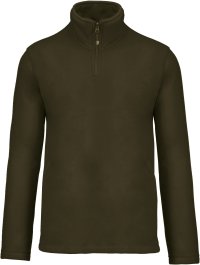 Enzo > Zip neck fleece trui K912