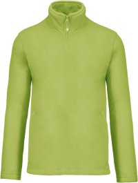 Enzo > Zip neck fleece trui K912