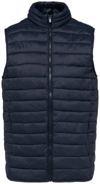 Lichte, gerecycleerde herenbodywarmer