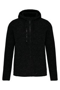 Heather hooded jacket