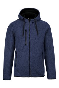 Heather hooded jacket