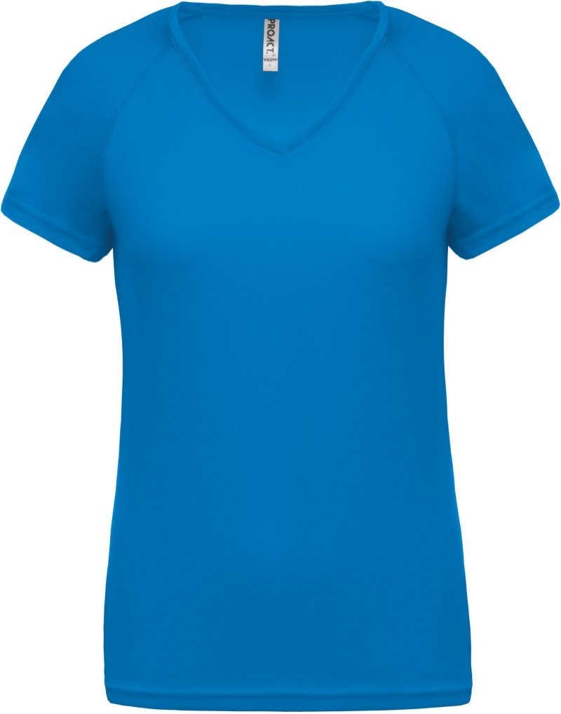 Dames sport-t-shirt V-hals