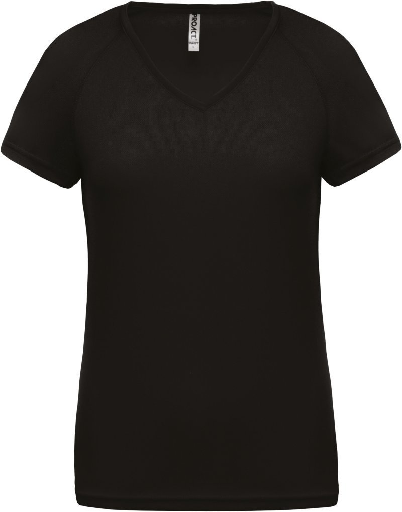 Dames sport-t-shirt V-hals