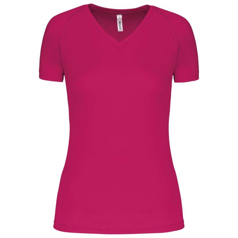 Dames sport-t-shirt V-hals