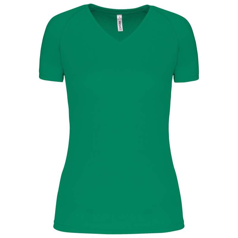 Dames sport-t-shirt V-hals