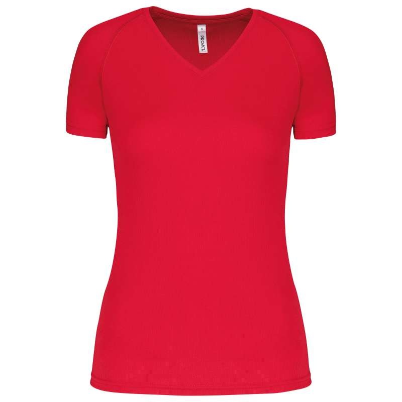 Dames sport-t-shirt V-hals