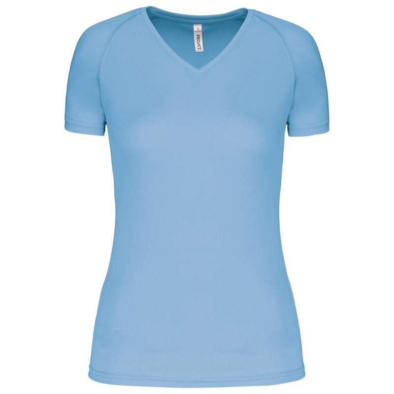 Dames sport-t-shirt V-hals