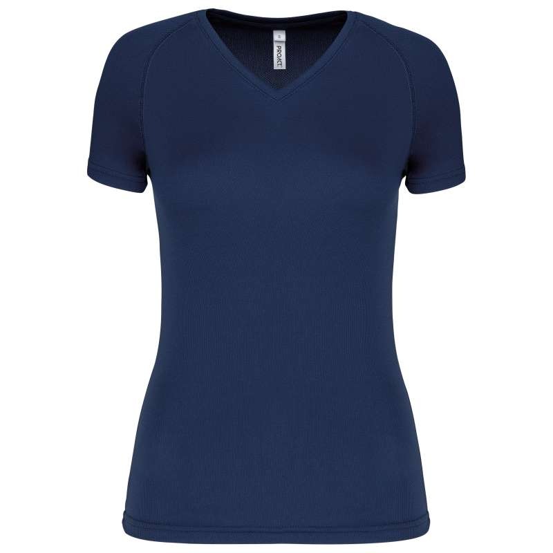 Dames sport-t-shirt V-hals
