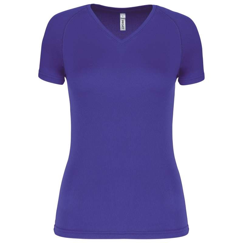 Dames sport-t-shirt V-hals