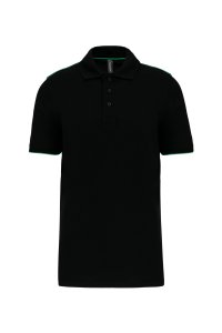 Men's short-sleeved contrasting DayToDay polo shir